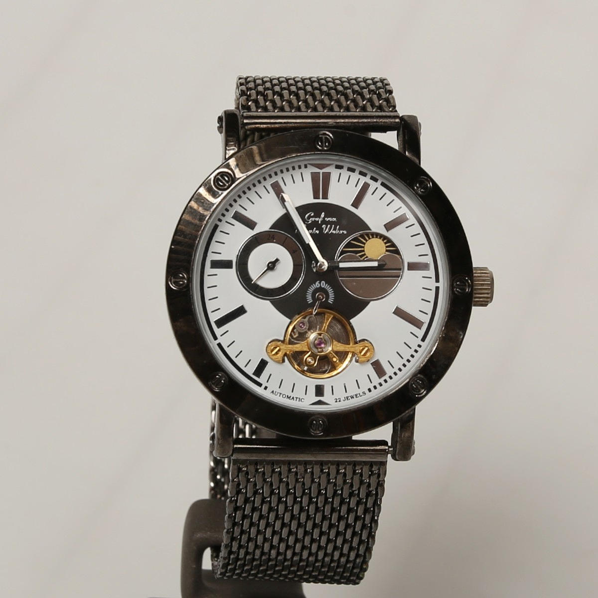 ARMBANDUHR Graf Von Monte Wehro, Stahl.