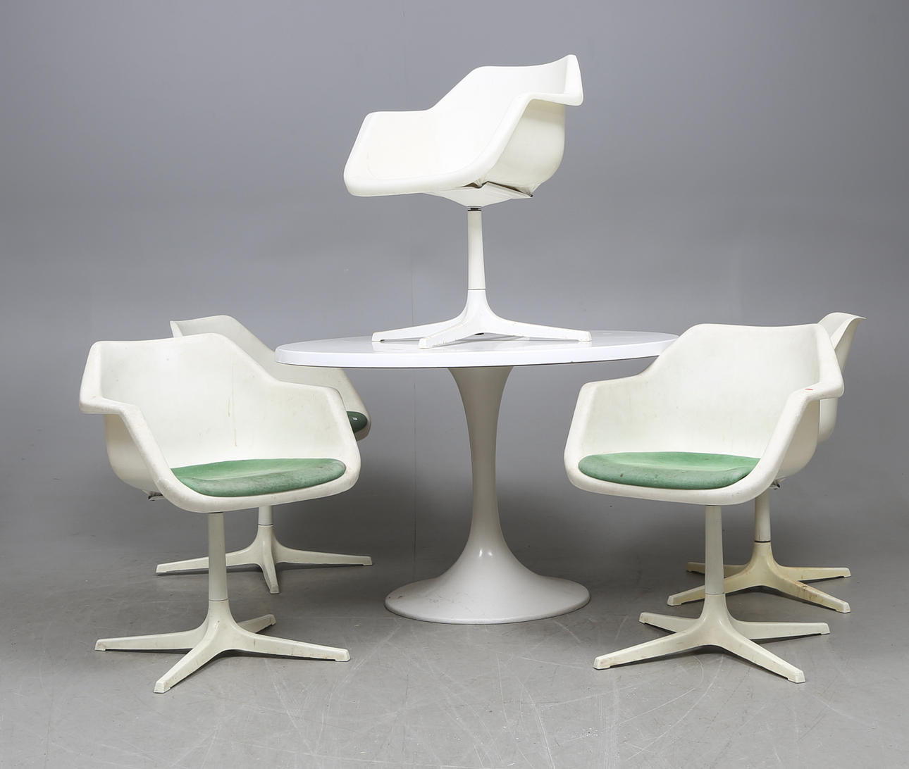 MATGRUPP, 6 delar, Robin Day, Hille, Overman, England.