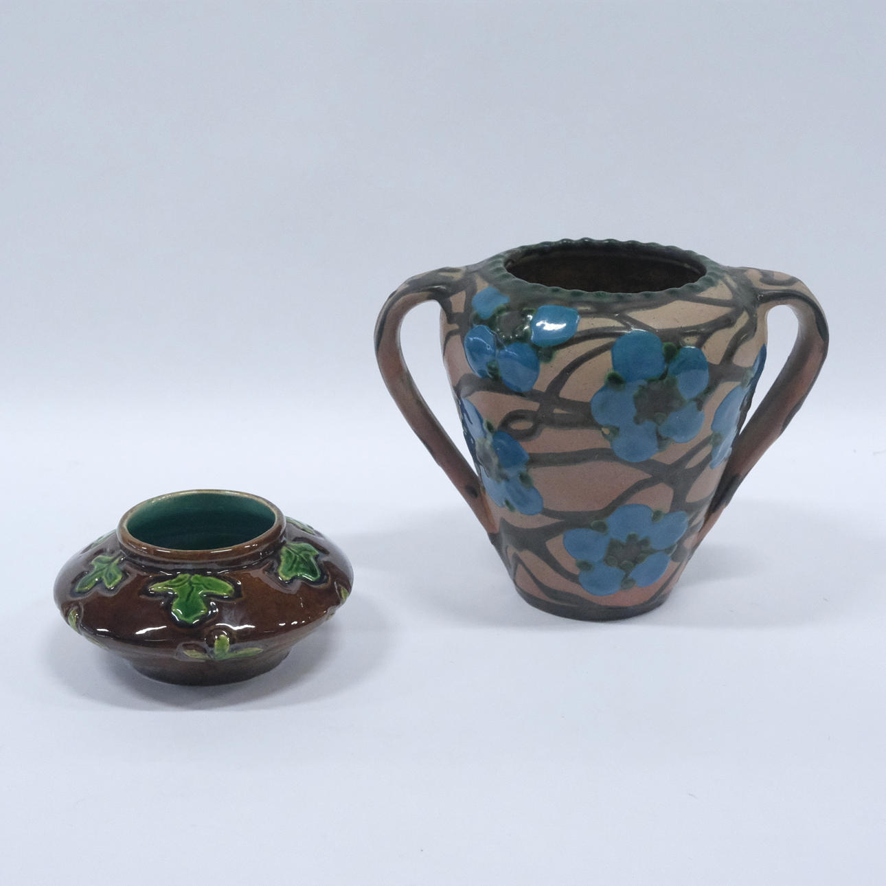 TWO VASES, INCLUDING HERMAN KÄHLER.