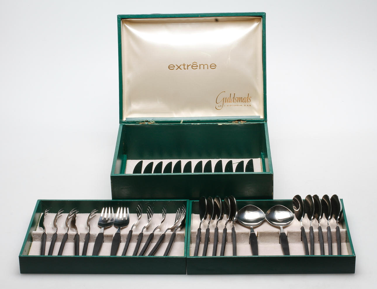BESTICK, 36 delar, "Extreme", Ainar Axelsson, GAB, 1900-talets mitt.