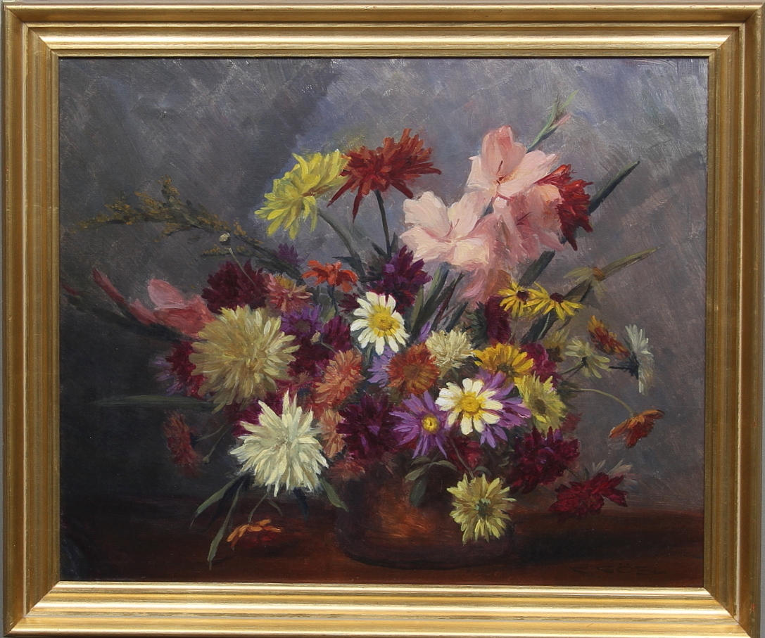 CAMILLA GÖBL-WAHL. Olja på duk, signerad.