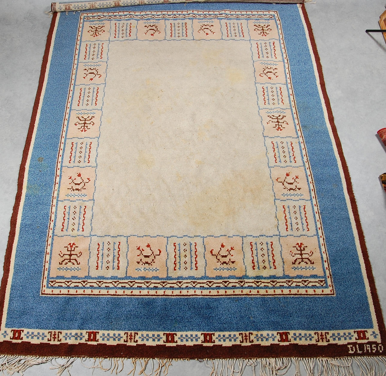 MATTA, halvflossa, signerad DL daterad 1950, 310 x 224 cm.