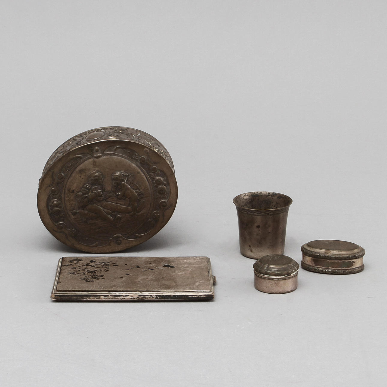 SILVER, 5 delar, vikt ca 470 gram.