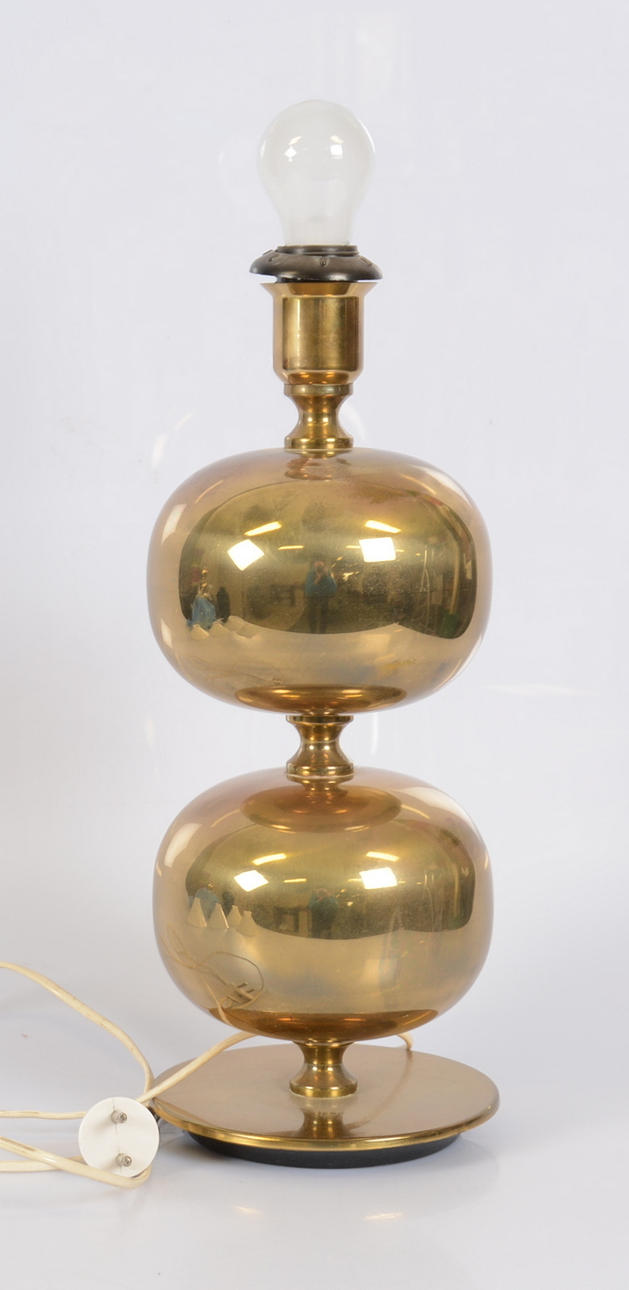 BORDSLAMPA, mässing, AB Stilarmatur, Tranås.