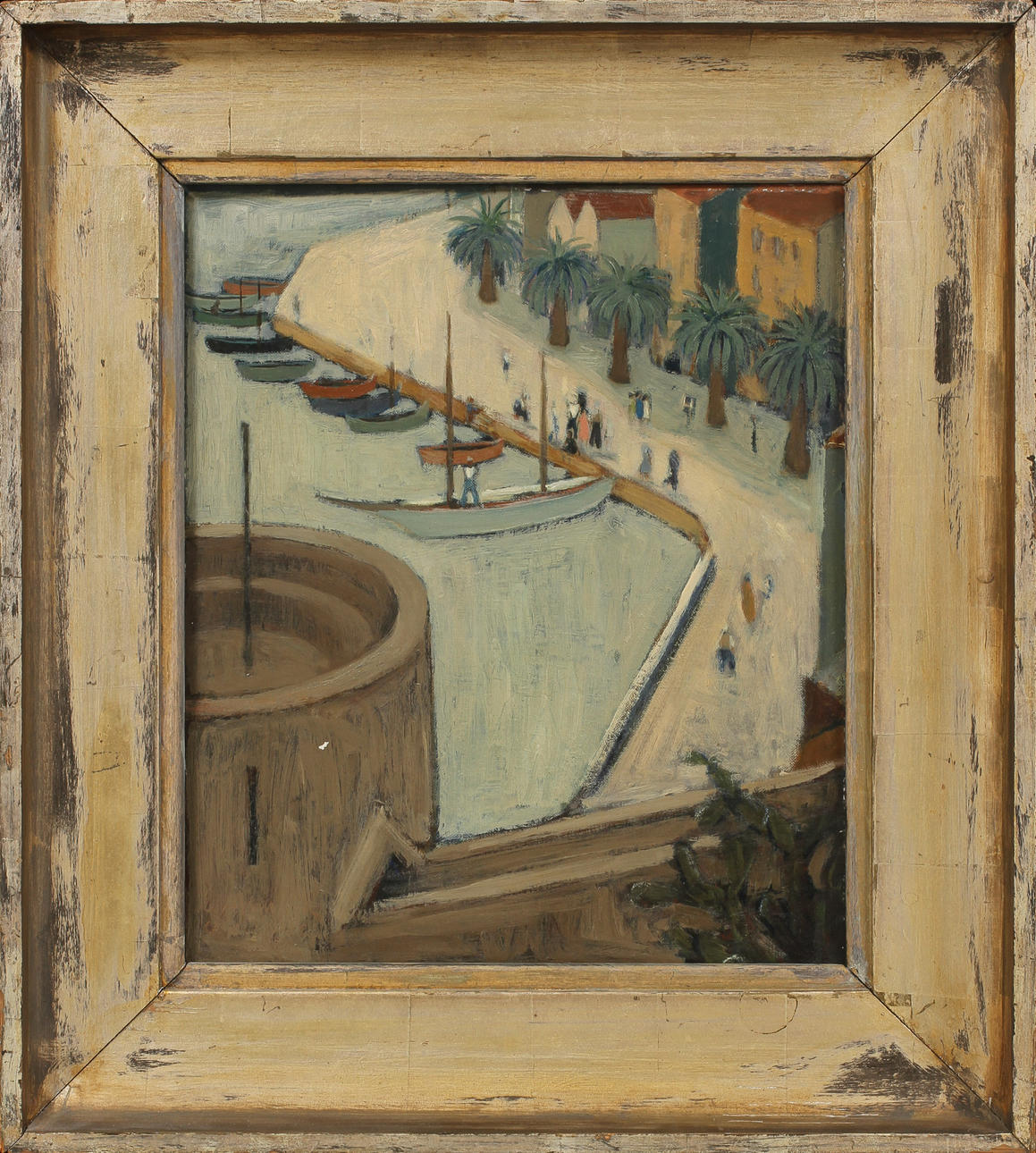 ERIK ALSMARK. olja på duk, sign.