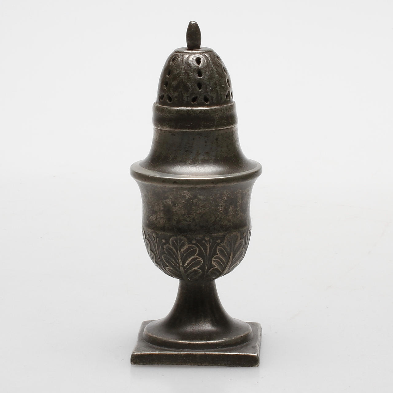 SOCKERRUSKA, tenn, empirestil, 1800-tal.