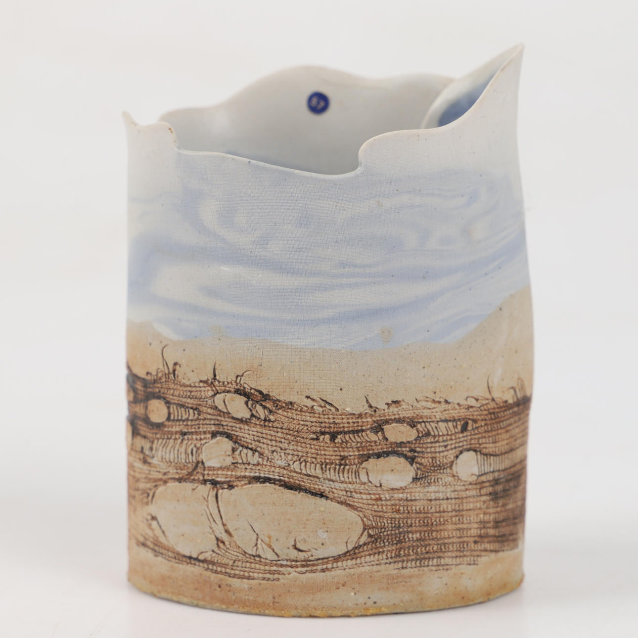 LENE REGIUS. Vase, keramik, signeret, 1981.