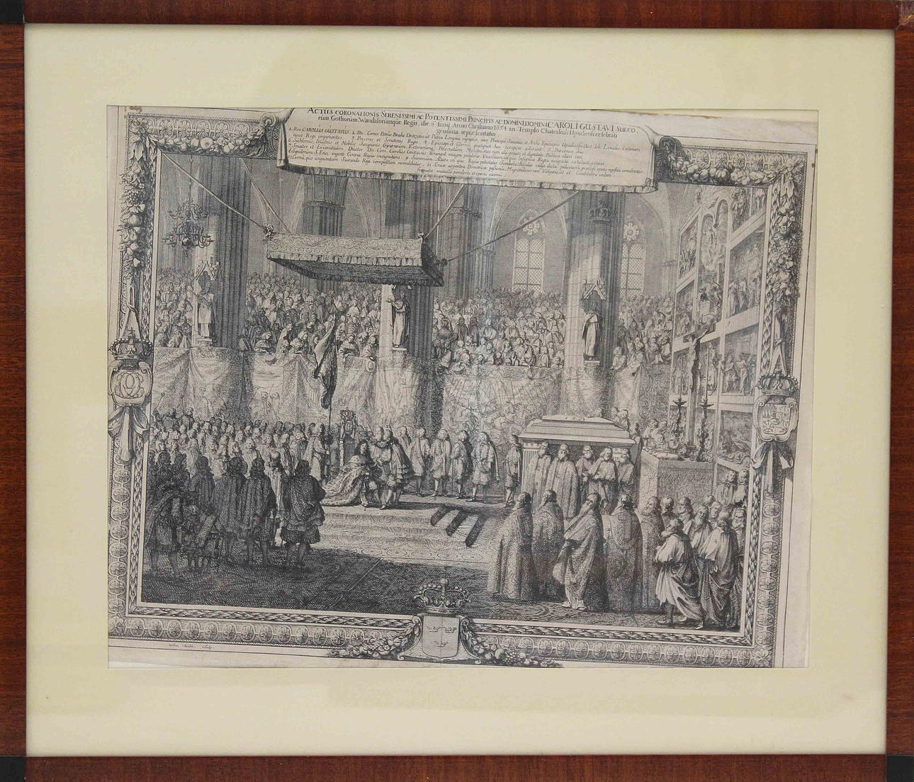 KOPPARSTICK, troligen ur "Suecia antiqua et hodierna", originalupplagan.