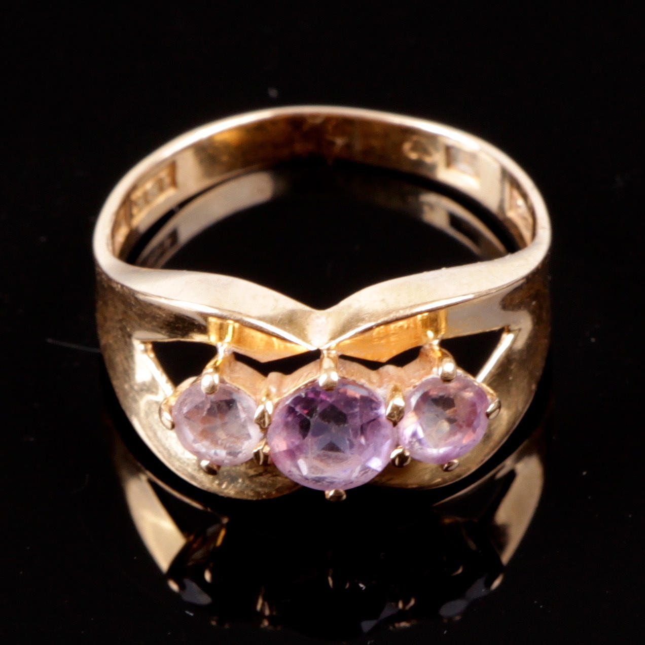 RING, 18k guld, BEH Bengt Hallberg Guldsmeds AB, Köping, 1962.