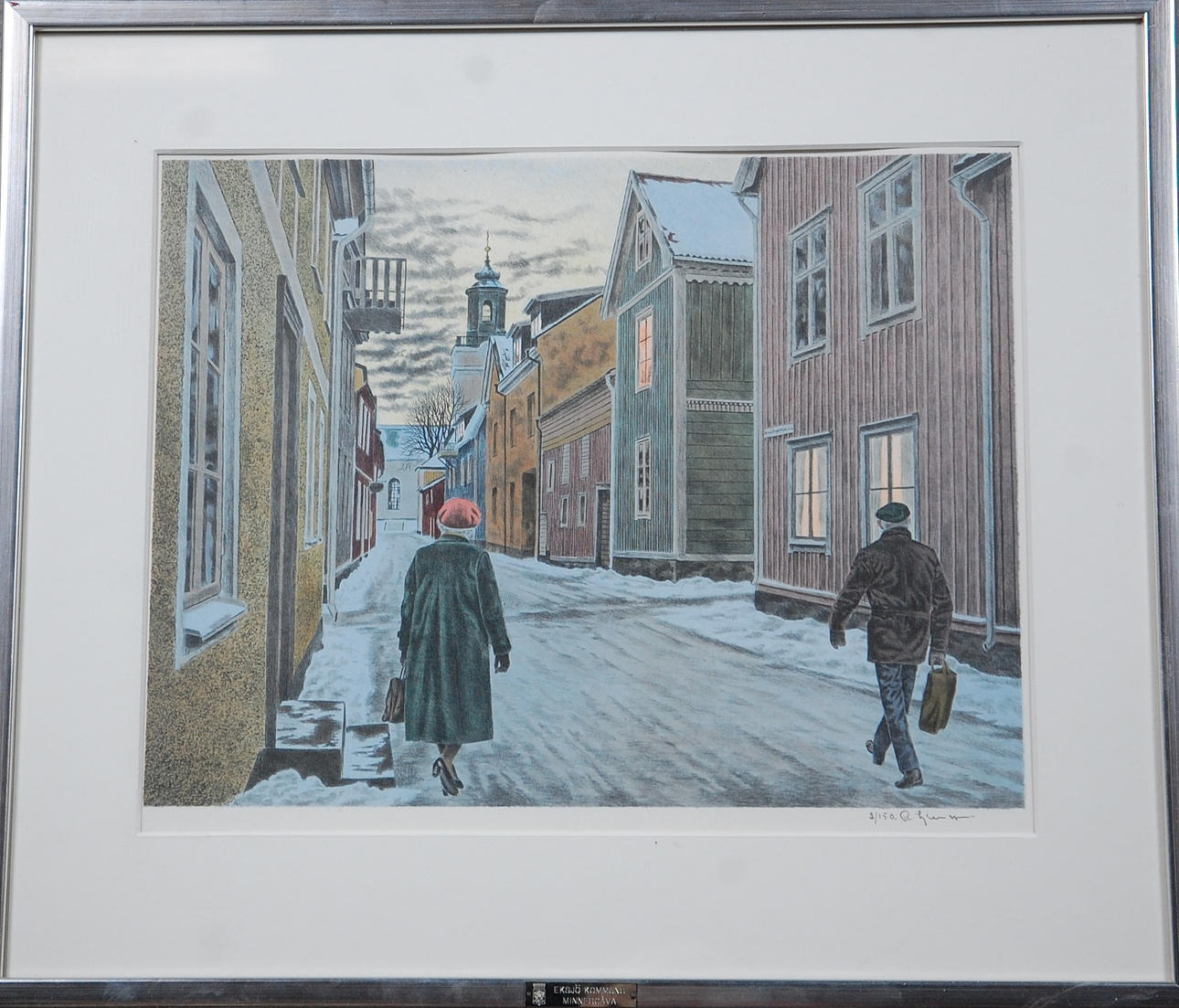 REINHOLD LJUNGREN. färglitografi, numrerad 3/150, signerad R Ljungren.