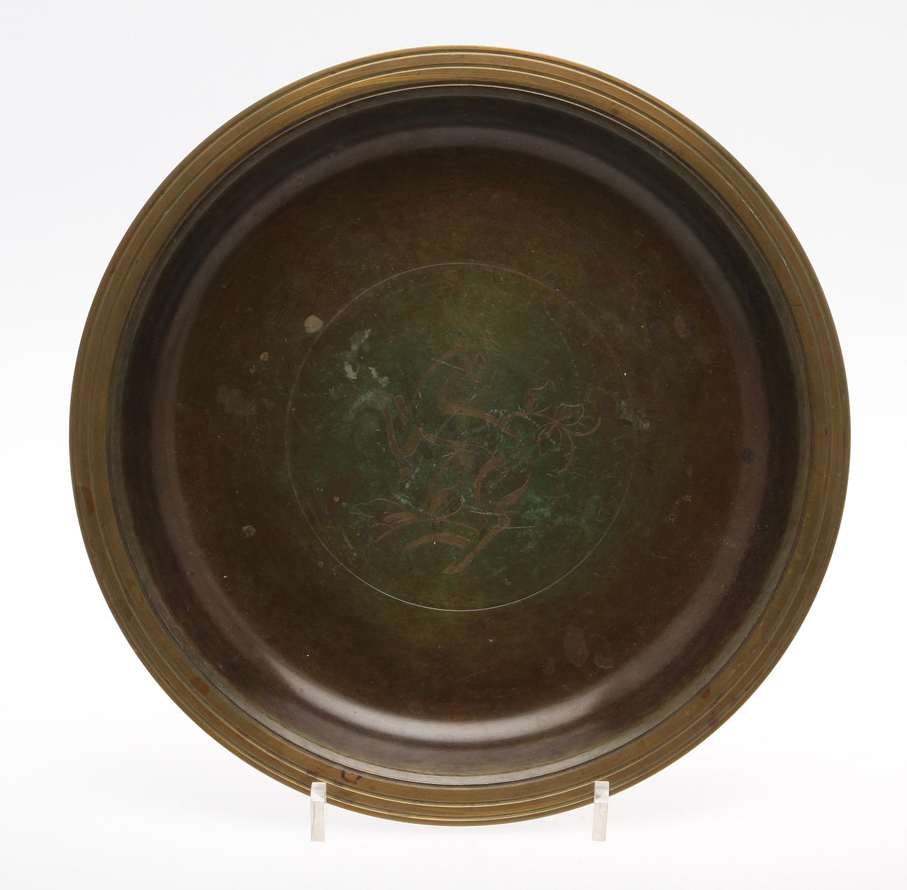 FAT, brunpatinerad brons. Argentor 1920-30-tal. Signerat.