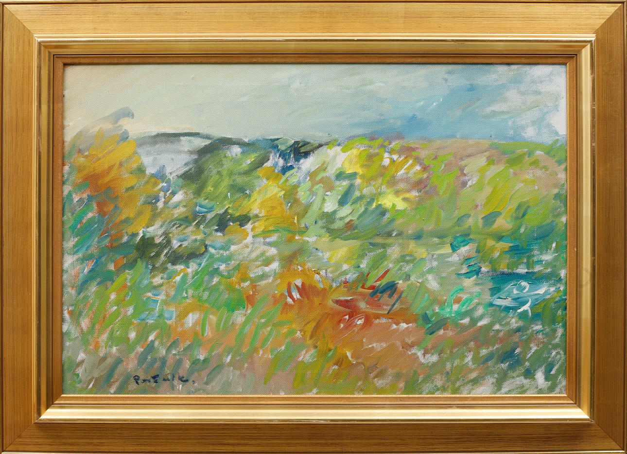 PER FALK. Landskap, olja på duk, signerad. Konst - Måleri - Auctionet