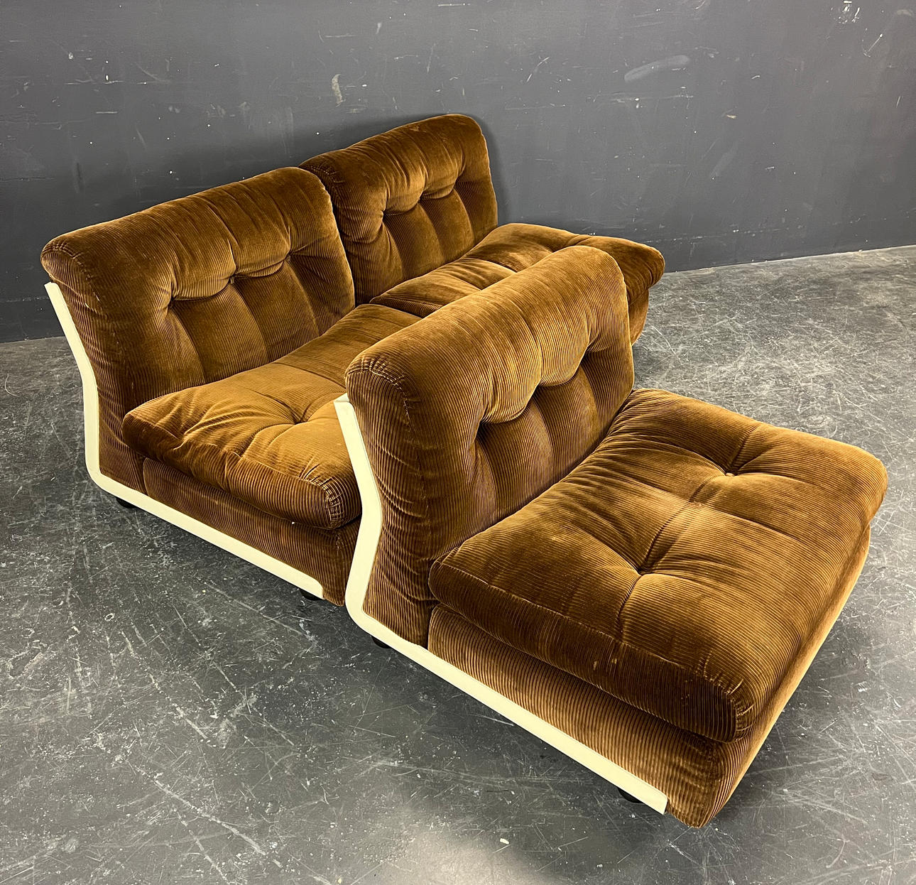 MARIO BELLINI. 3-ELEMENT SOFA/ARMCHAIR AMANTA.