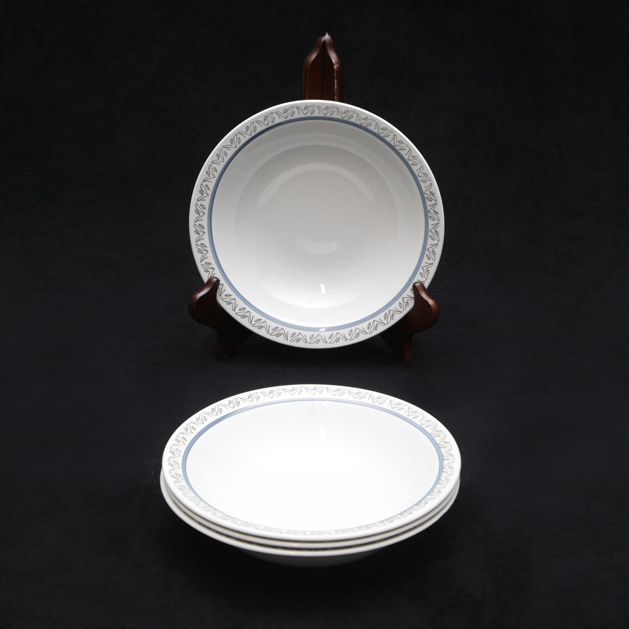 TALLRIKR,4 st, Rörstrand, Marie.