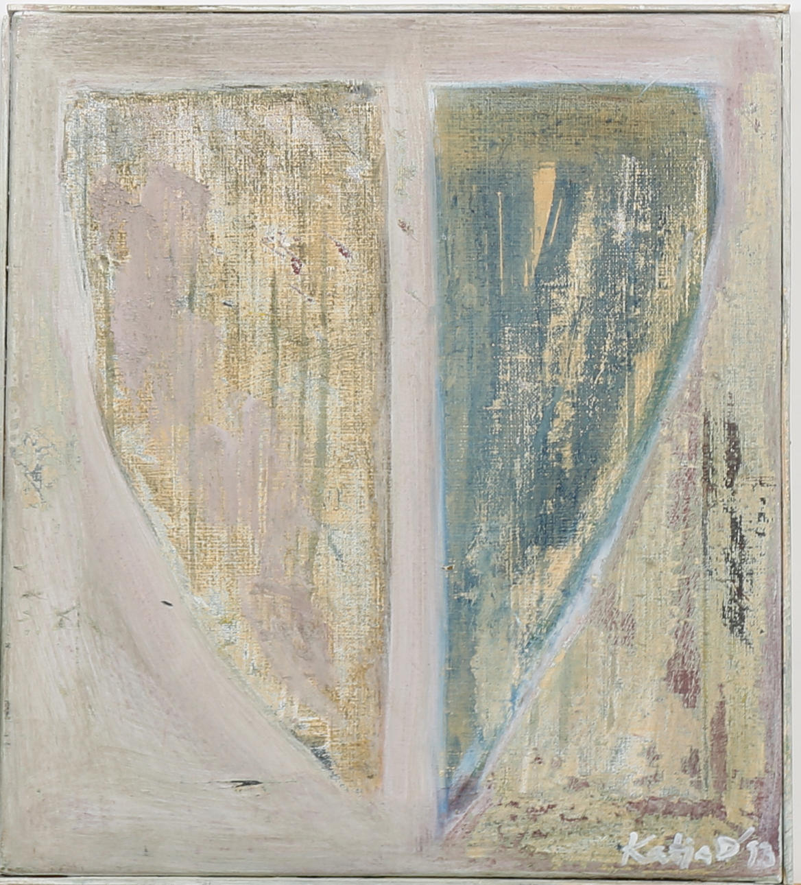 KATJA DAVIDSSON. Fark ll, olja på duk, signerad Katja D.