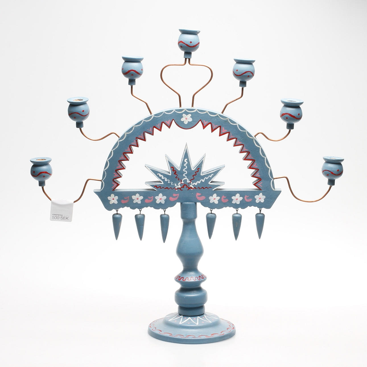 SMÅLANDSSTAKE, trä, signerad E.Ö, daterad 991230 samt numrerad No: 6.