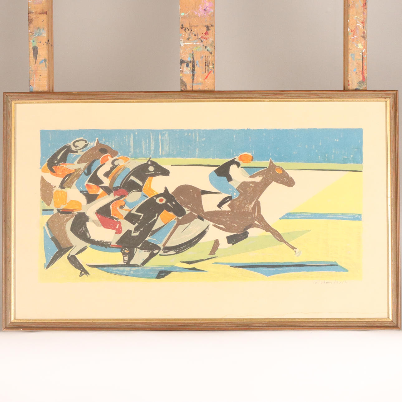 TORSTEN HULT. LITHOGRAPHY, signed.