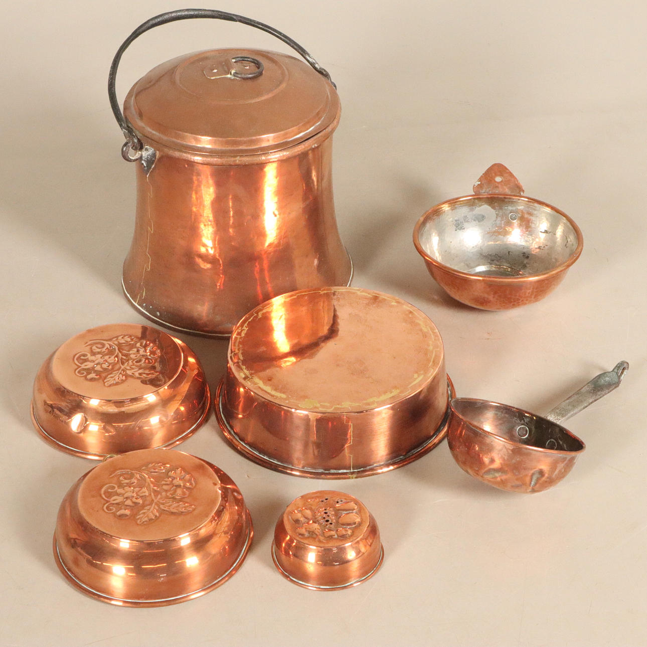 KOPPARFÖREMÅL 7 delar.