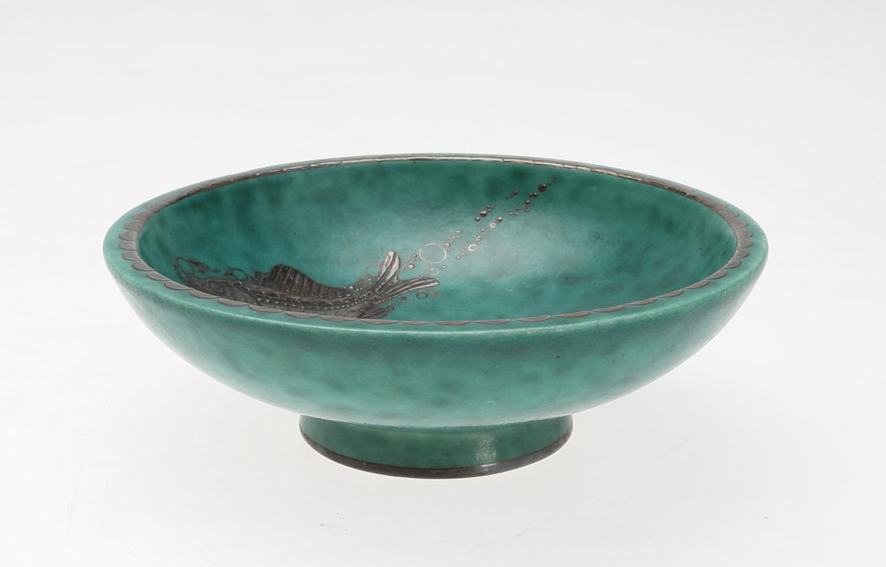 SKÅL, keramik, "Argenta", modell 1094, Gustavsberg, 1900-talets mitt.