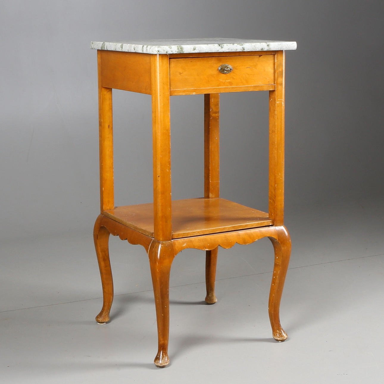 NATTDUKSBORD, samt marmorskiva, 1900-tal.