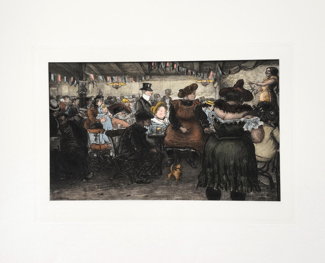 ZILLE, HEINRICH 1858 - RADEBURG - 1929 BERLIN). ”Förort Tingel Tangle”.