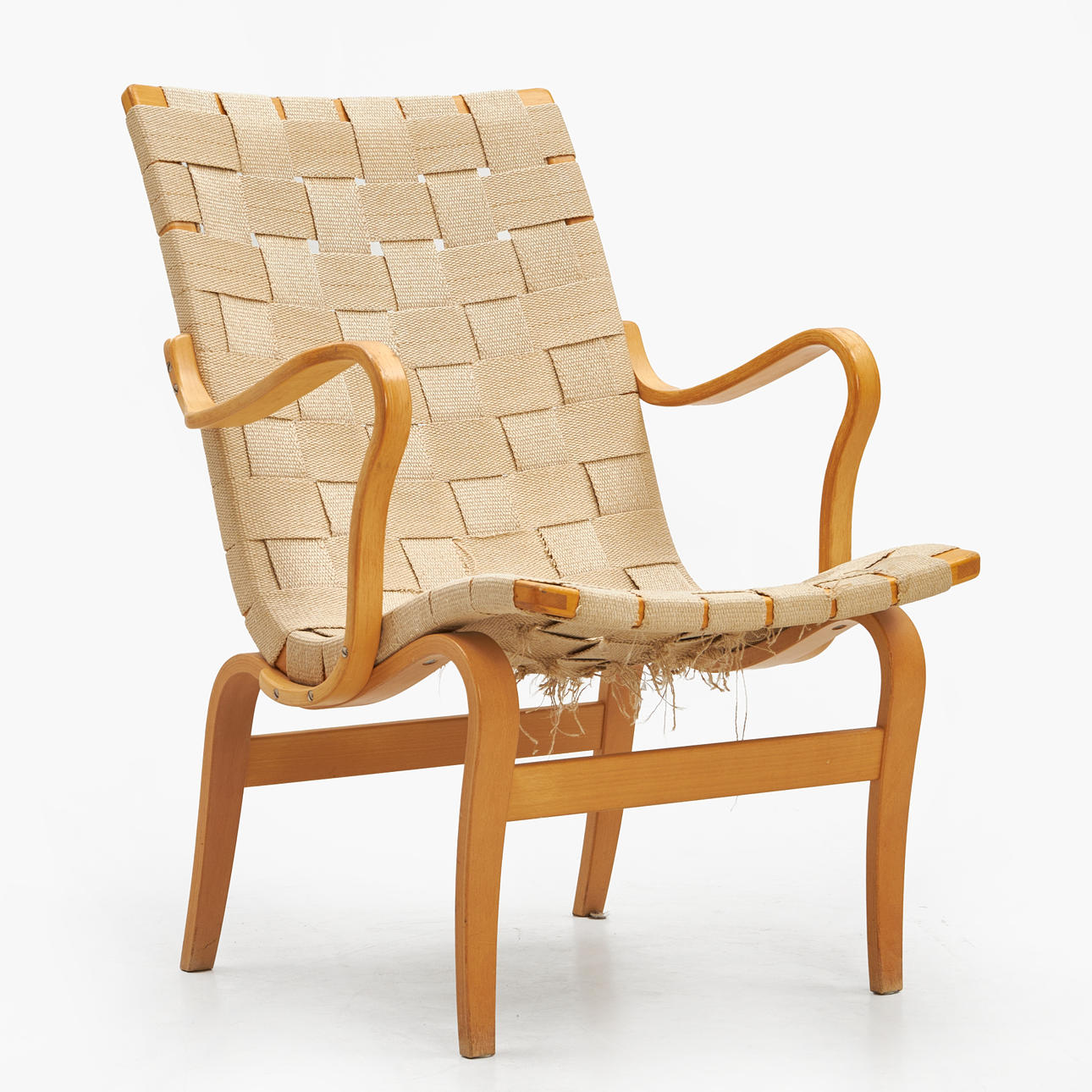 BRUNO MATHSSON. Fåtölj, "Pernilla".