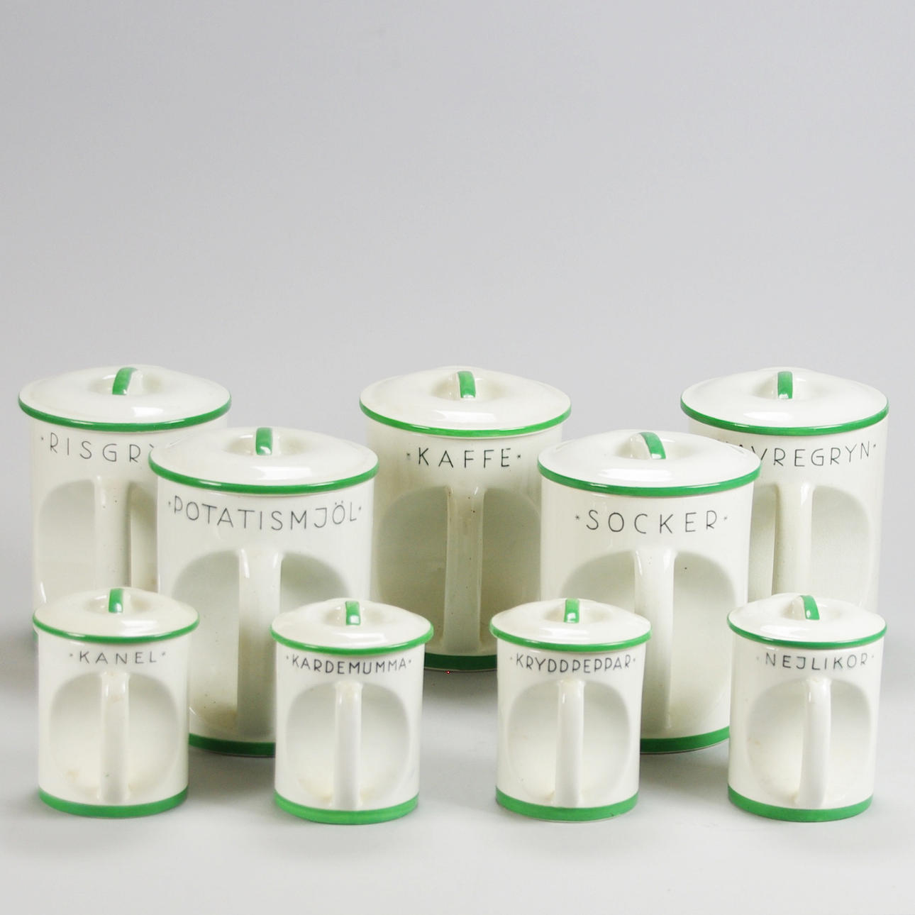 KRYDDSERVIS, 9 delar, "Praktika", Gustavsberg.