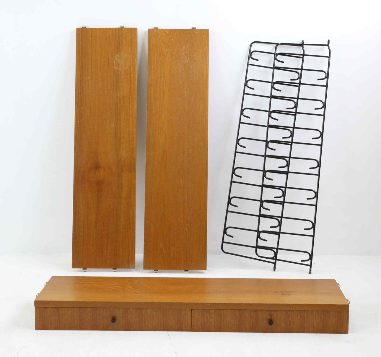 STRINGHYLLA, teak, låda, hyllplan, gavlar, 1950/60-tal.