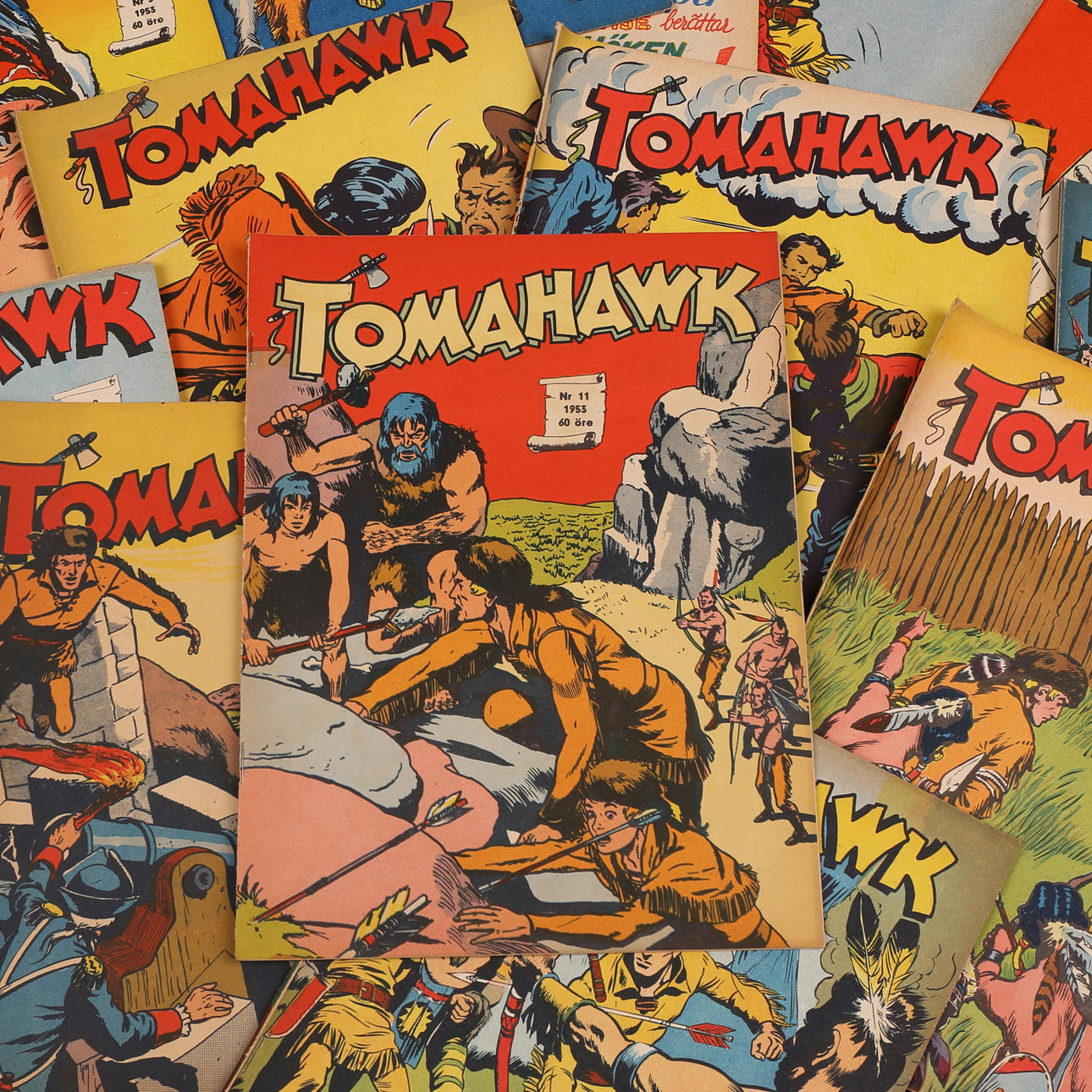 TOMAHAWK, comic book, vintage 1953.