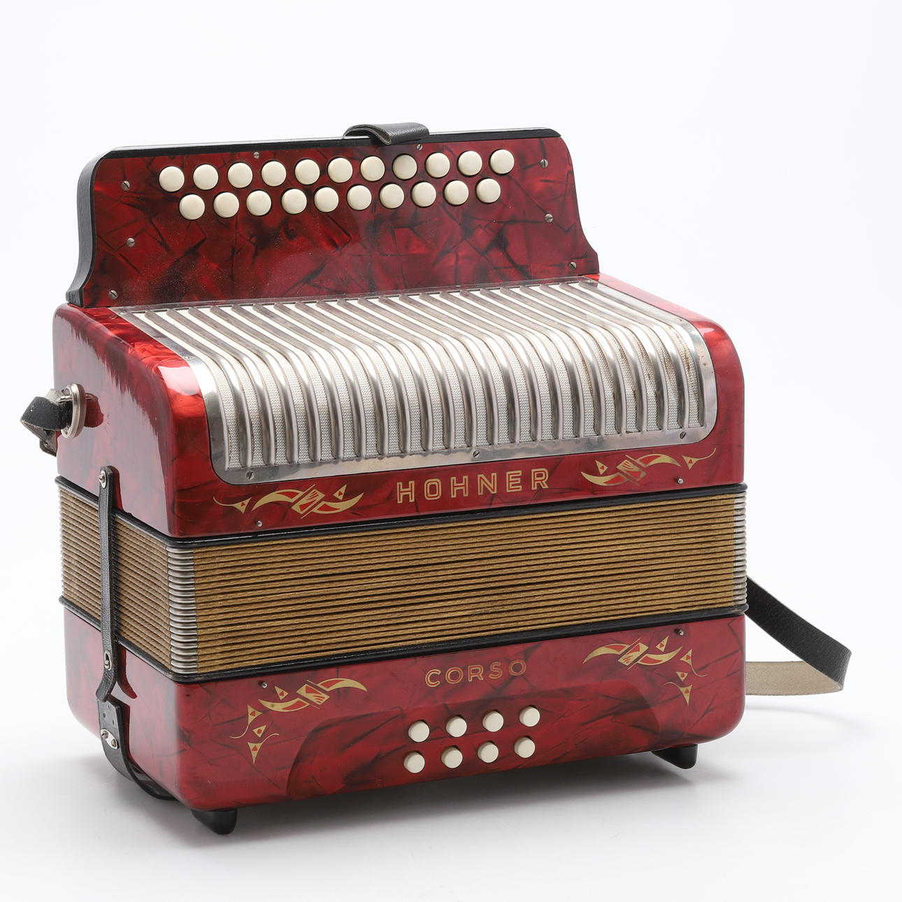 Accordion, Hohner Corso, Germany.