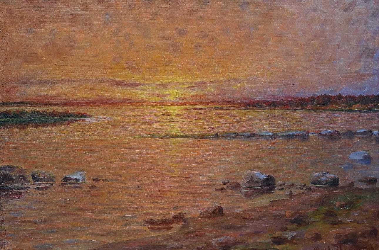 MARTIN J:SON ROLF. Óleo sobre lienzo, firmado.