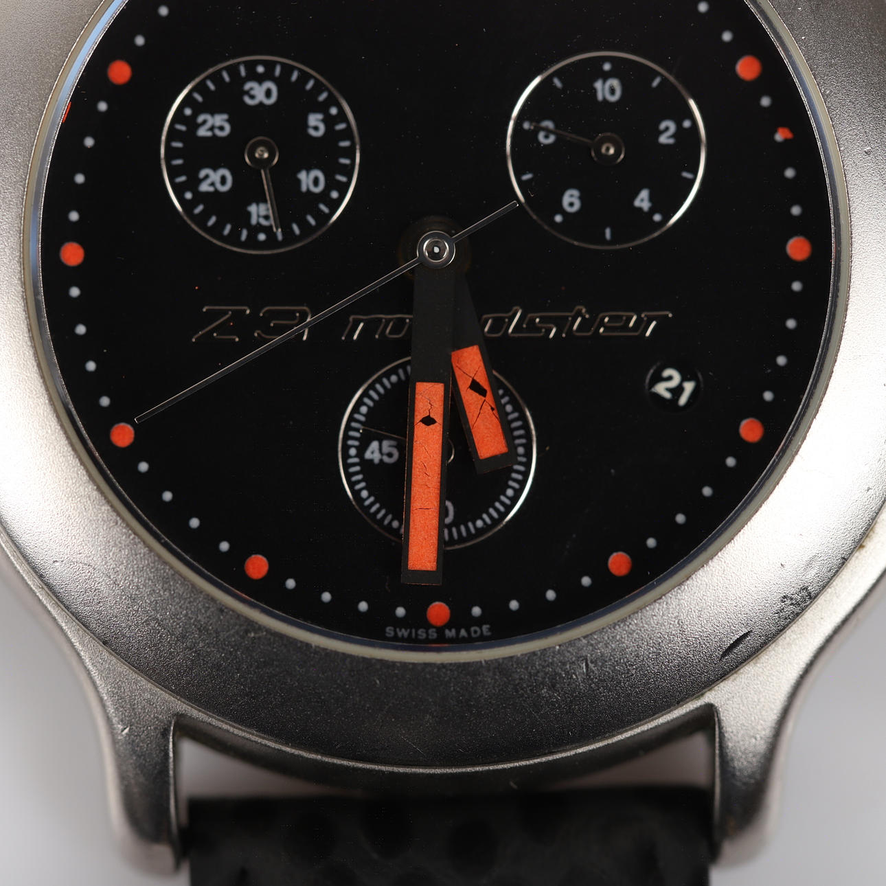 Reloj de pulsera, BMW AG Ventura, cronógrafo Z3 Roadster, acero