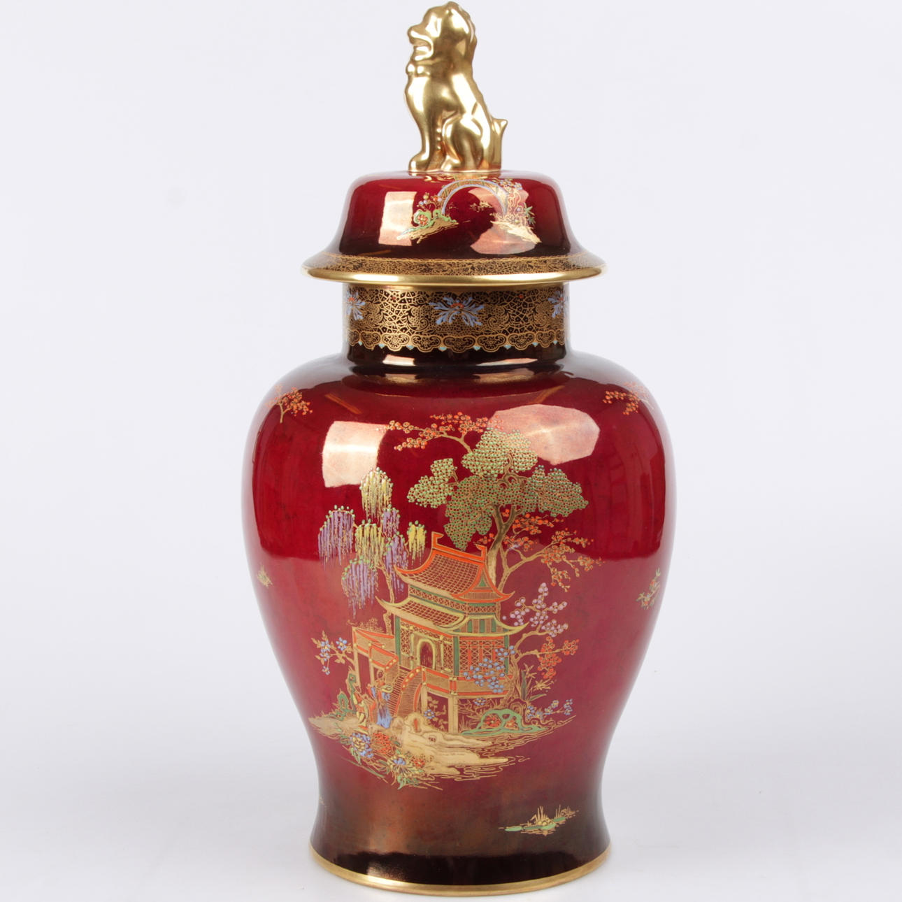 LOCKURNA, porslin, "Rouge Royale", Carlton Ware, England.