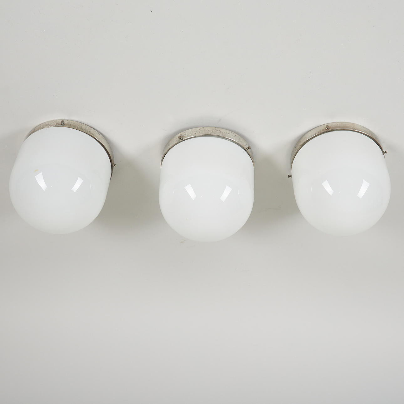 PAAVO TYNELL. CEILING LIGHTS, 3 pcs. Taito Oy, 1930s/40s.