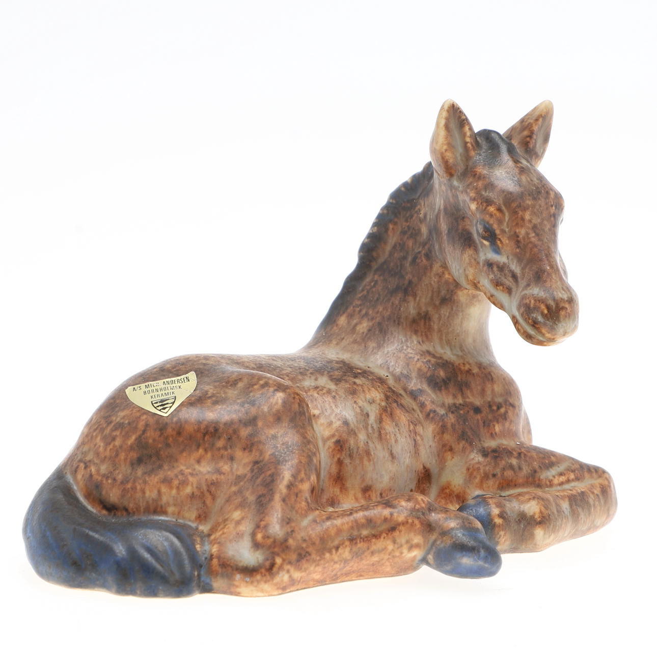 MICHAEL ANDERSEN. figur, hest, Bornholm, Michael Andersen & Søn, Danmark.