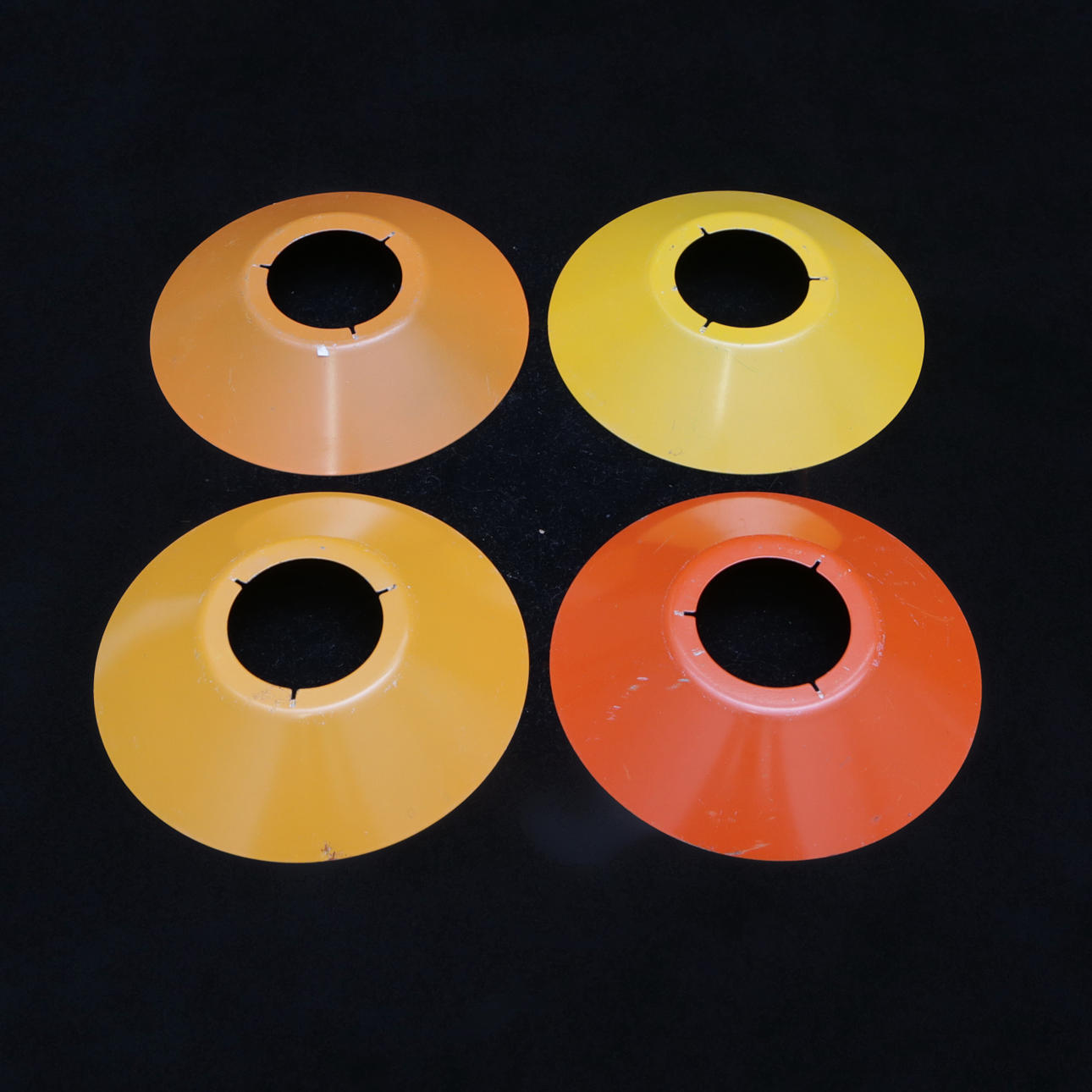 LAMPEDELE, 4 stk, til IKEA lampe, metal.