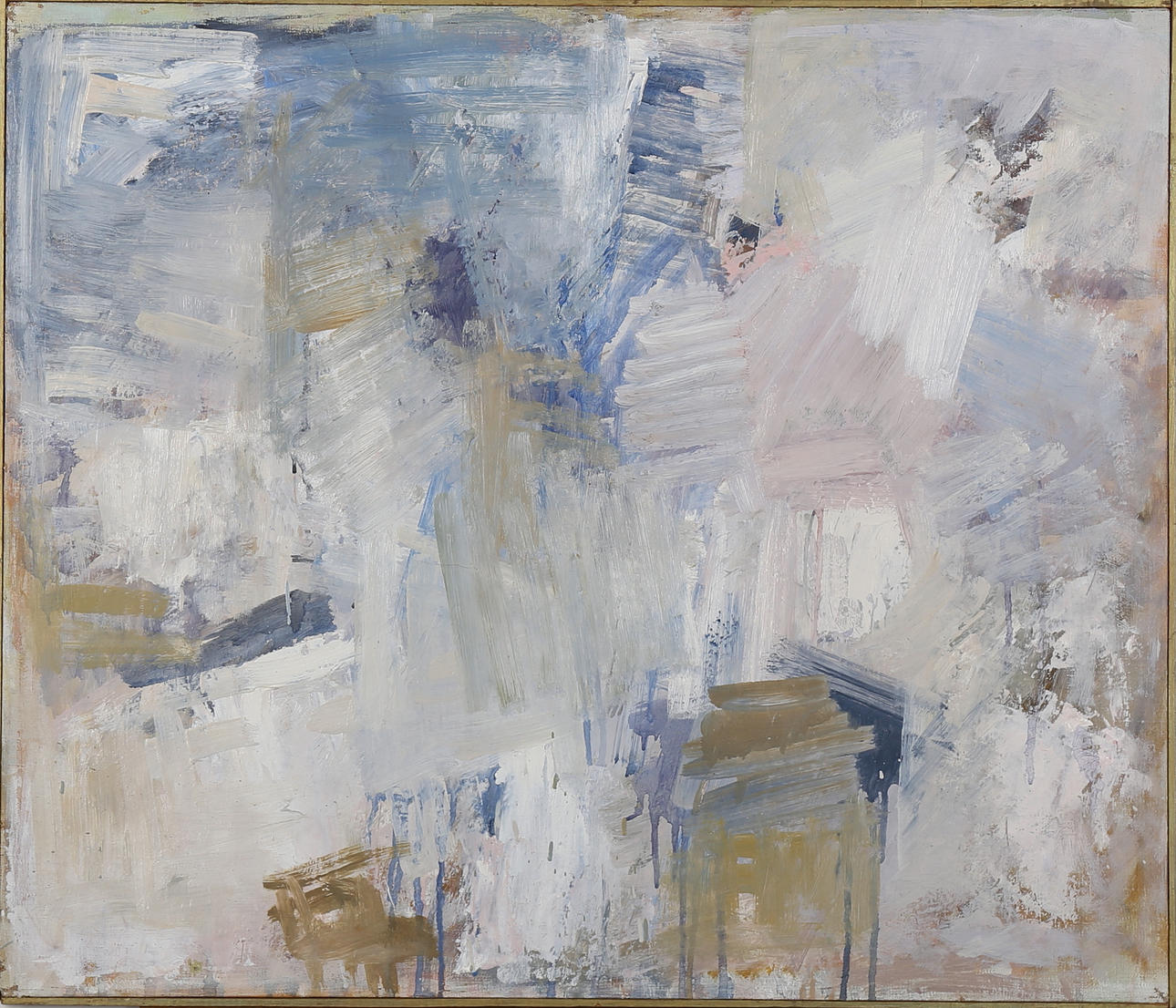 LENNART PALMER. Nysnö, olja på duk.