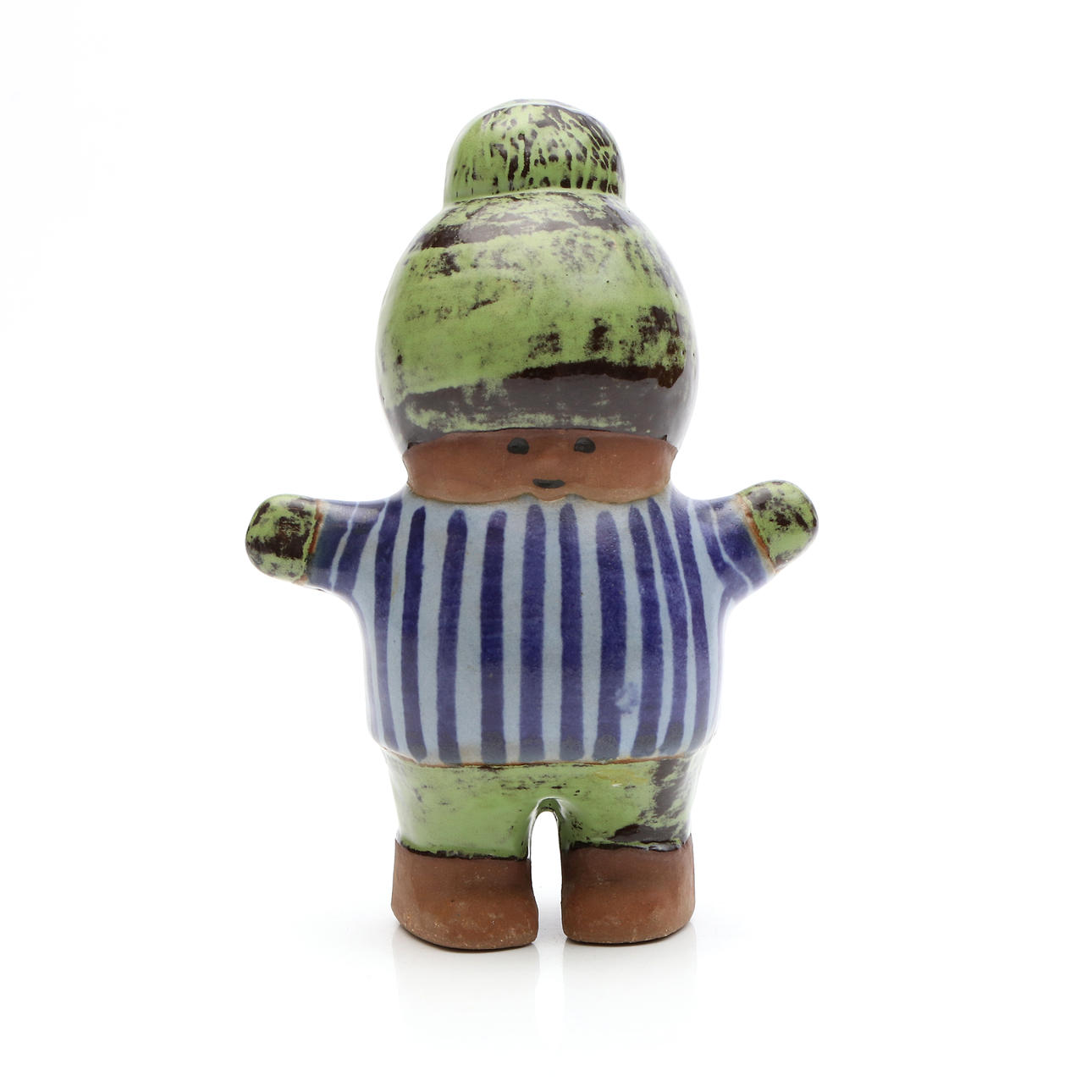 LISA LARSON. Figurine. Stoneware. “Donald”, marked underneath.