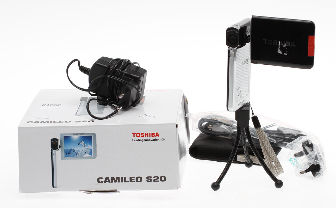 VIDEOKAMERA, digital, Toshiba, Camileo S20.