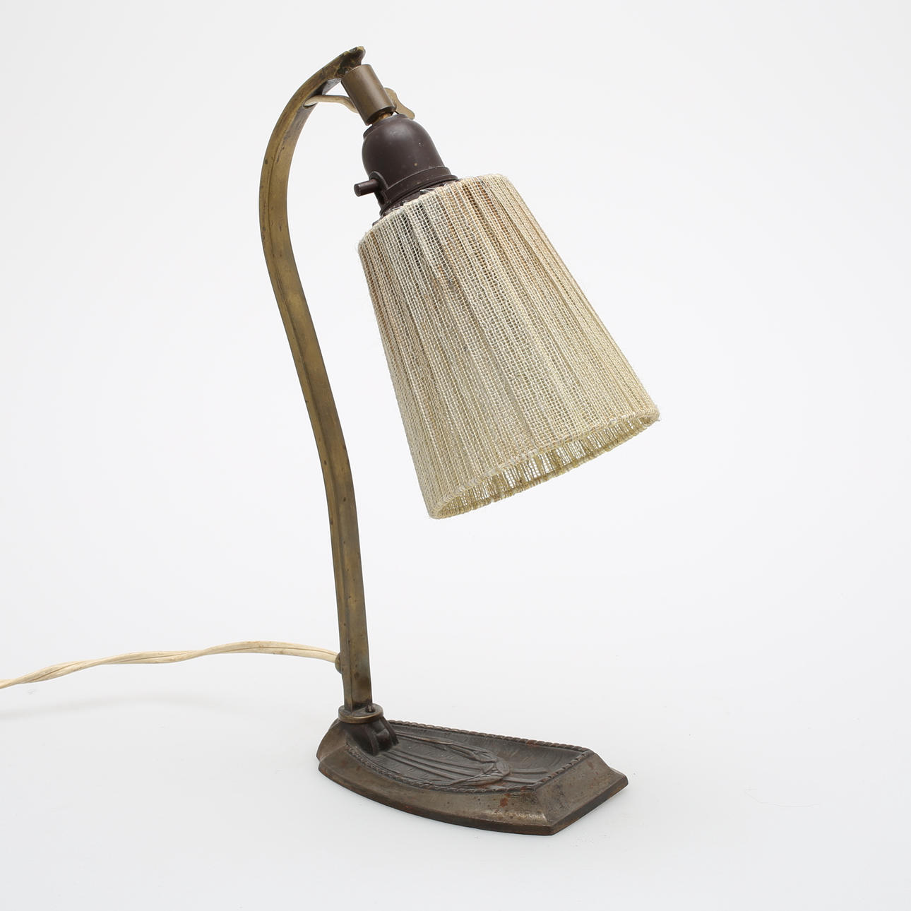 BORDSLAMPA, metall, jugend, tidigt 1900-tal.