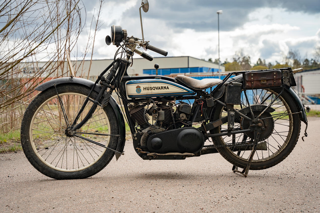 HUSQVARNA, modell 190, 1930, Sverige. Fordon, Båtar & Delar Motorcyklar