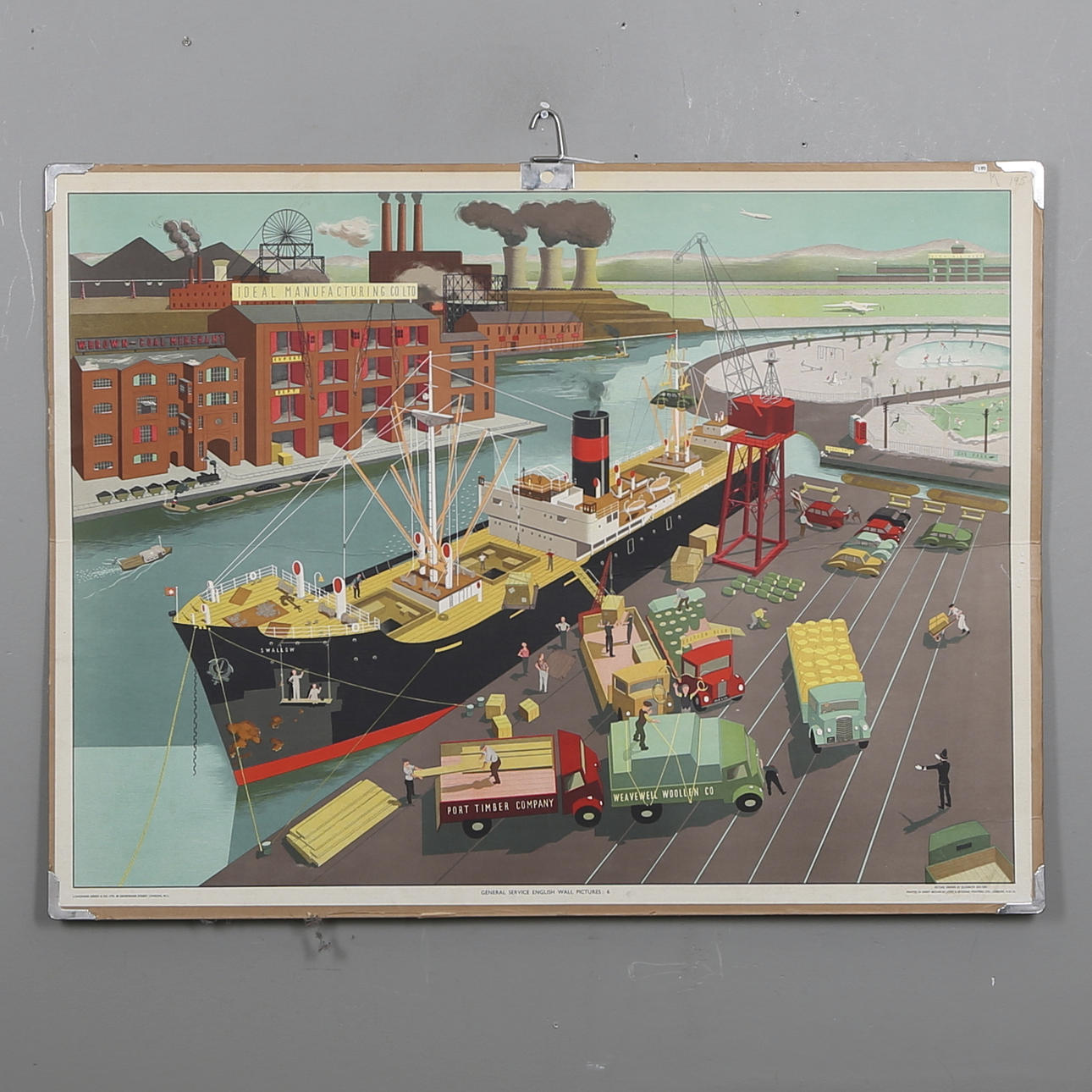 SKOLPLANSCH, "Ideal Manufacturing Co LTD", Longmans Green & Co LTD. Grosvenor Street, London.