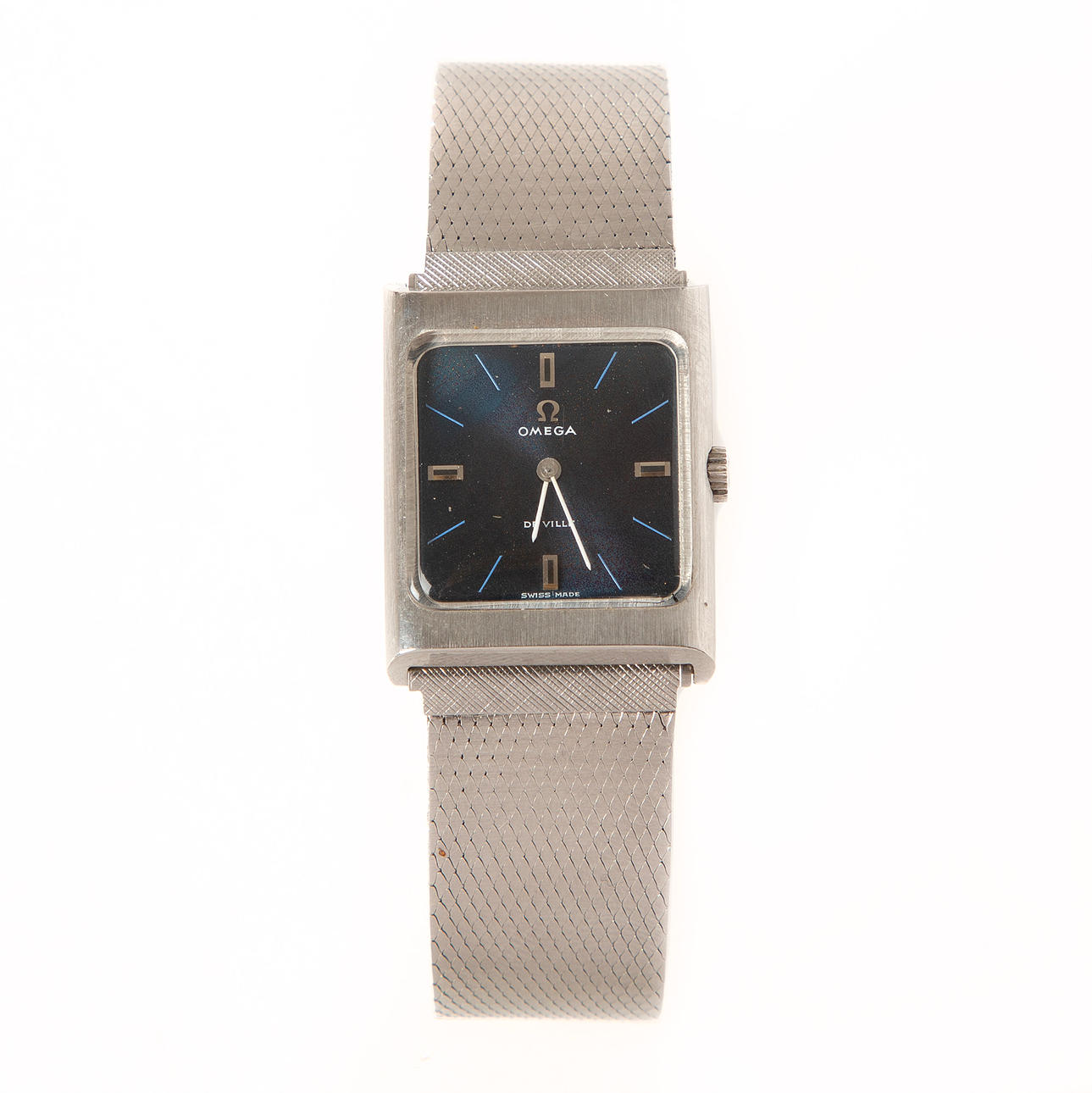 OMEGA, a 1970s steel DeVille wristwatch.