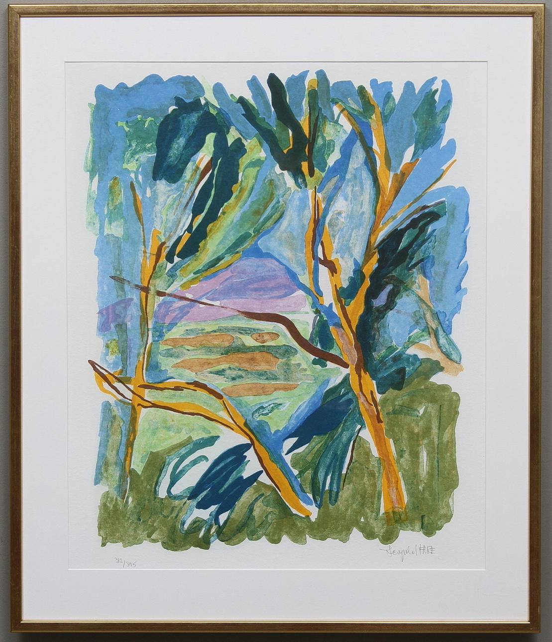 LEOPOLD FARE. Färglitografi, signerad och numrerad 312/395.