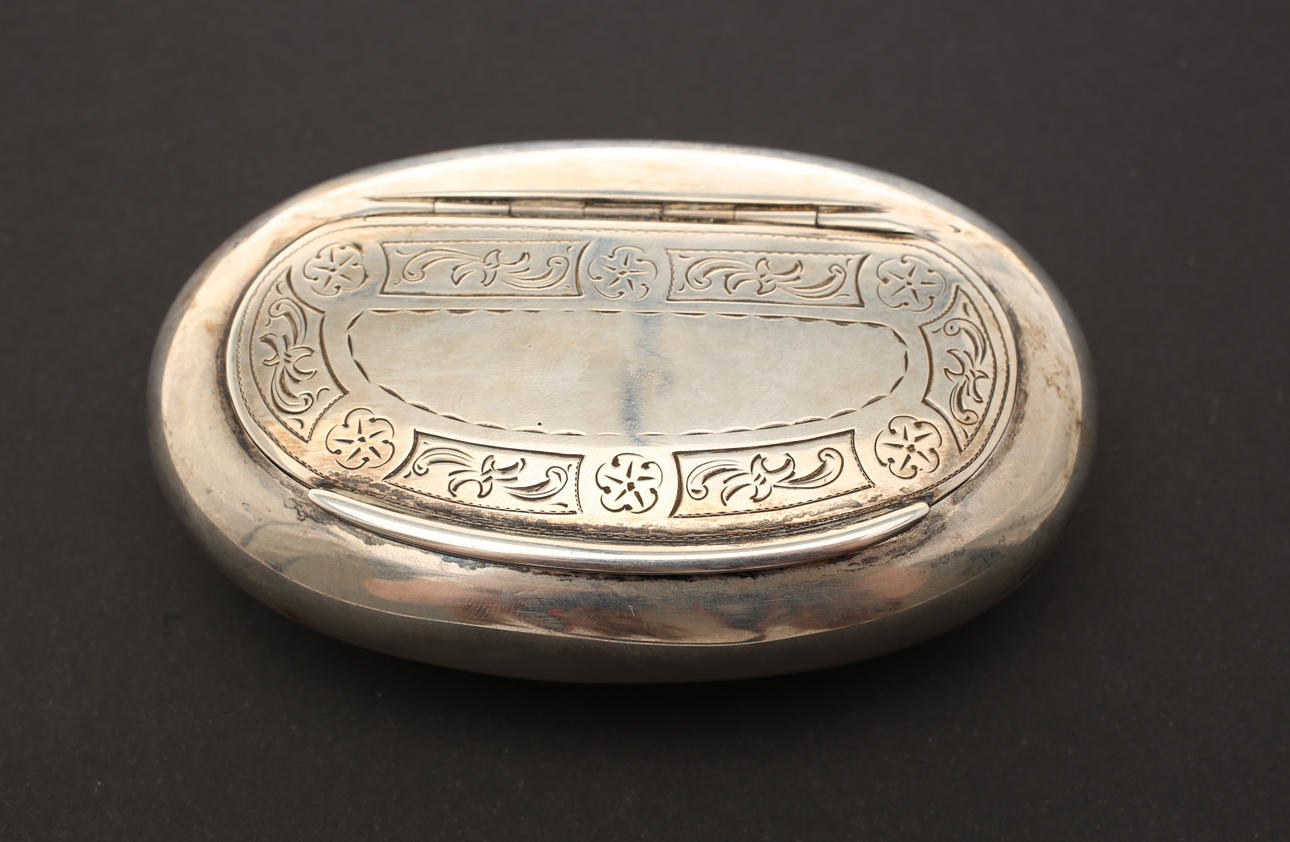 SNUSDOSA, silver, 1916.