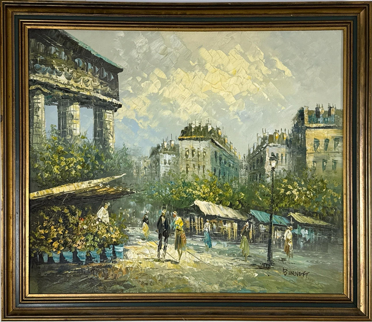 CAROLINE BURNETT. ÖL AUF LEINWAND.