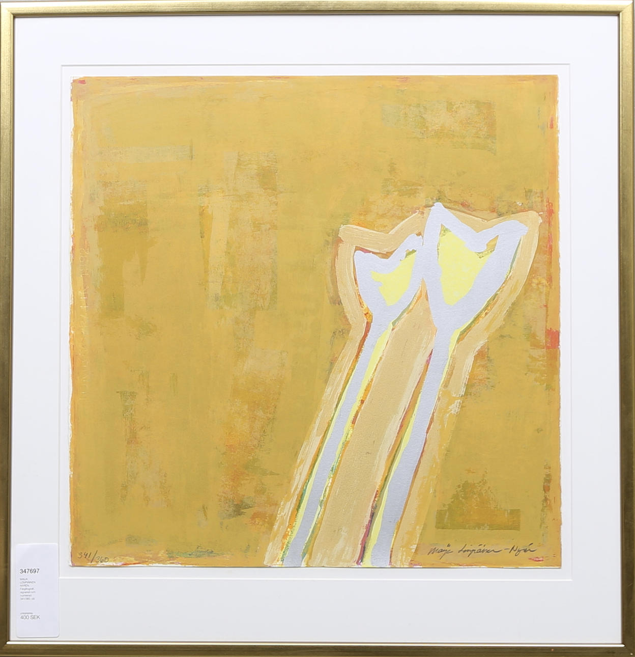 MAIJA LEMPIÄINEN NYRÉN. Färglitografi, signerad och numrerad 341/360.