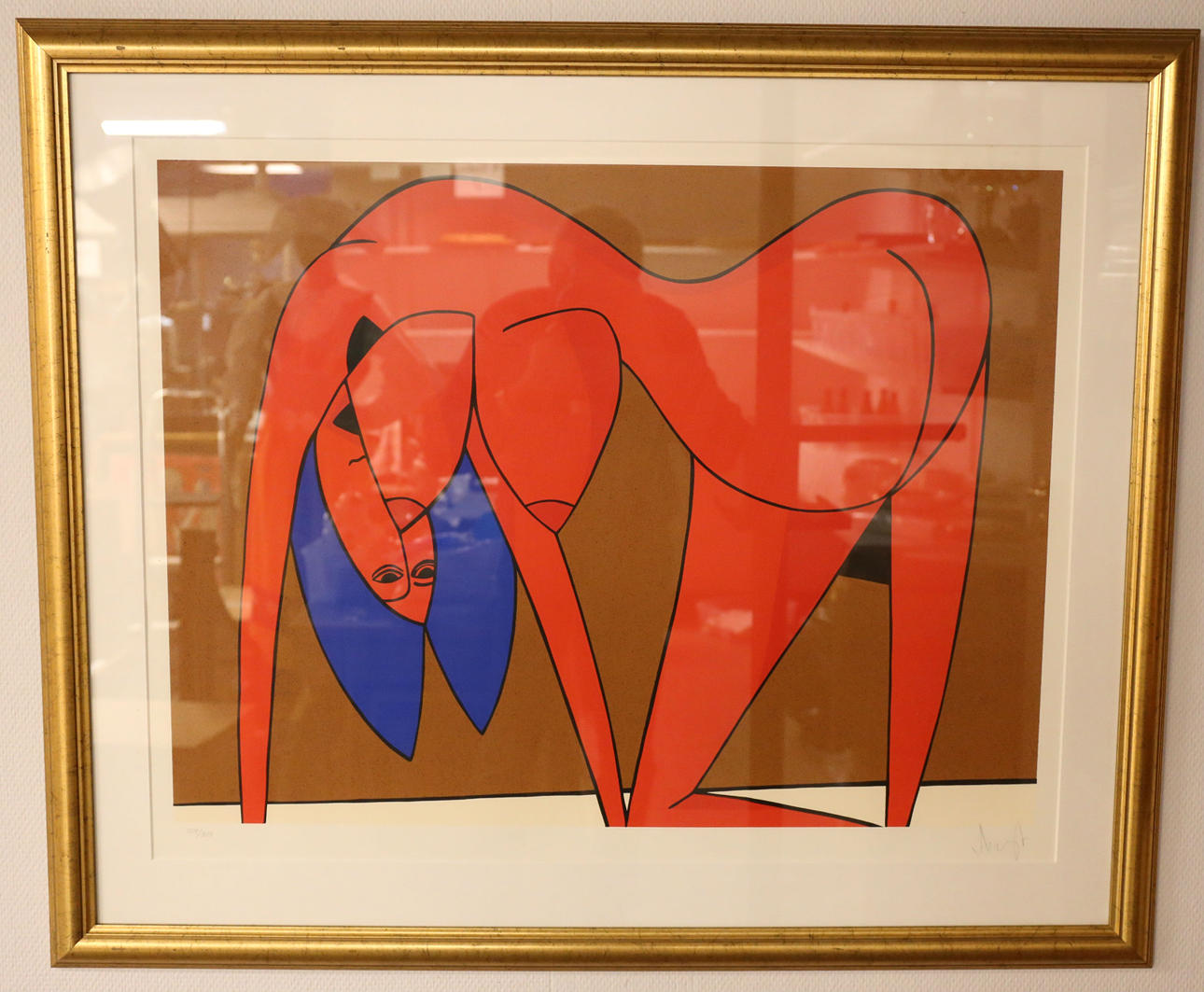 RALF ARZT. Litografi, numrerad 209/320, signerad Arzt.