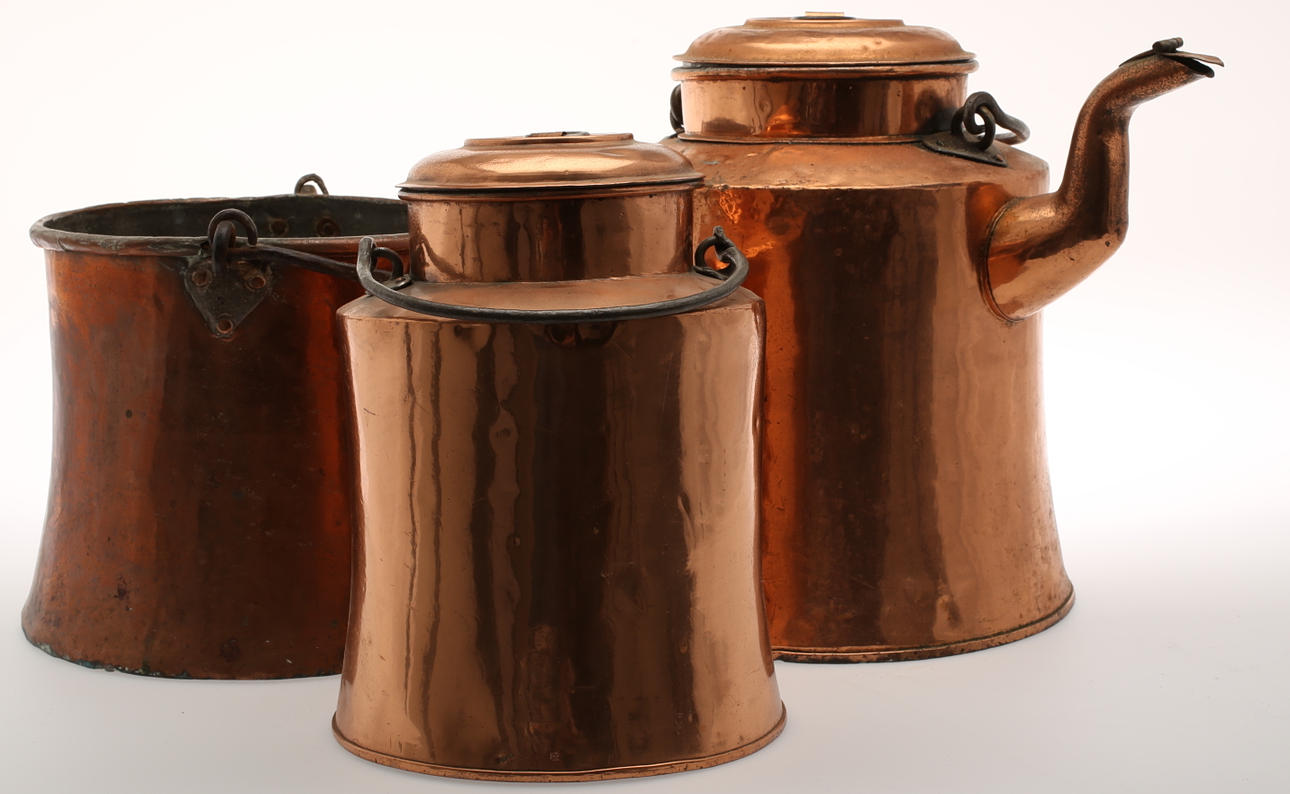 KOPPAR, 3 delar bland annat vattenkanna.