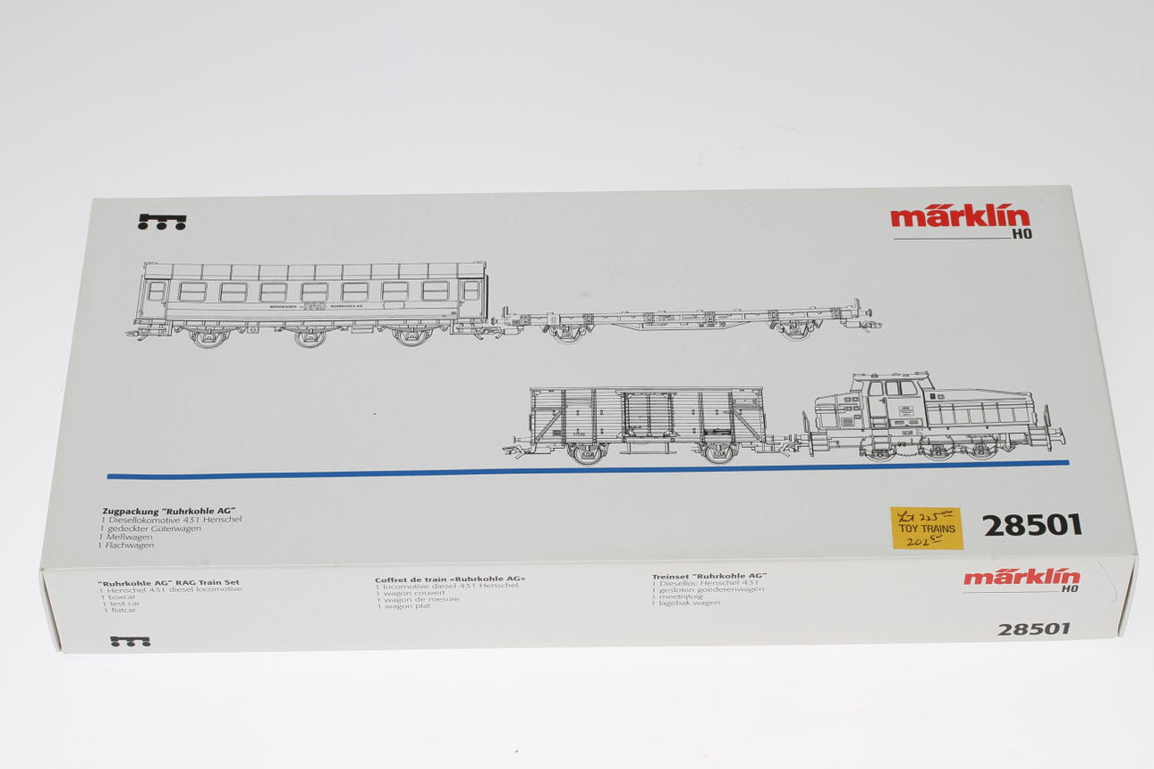 MODELLTÅG MÄRKLIN tågsats 28501 i originalkartong.
